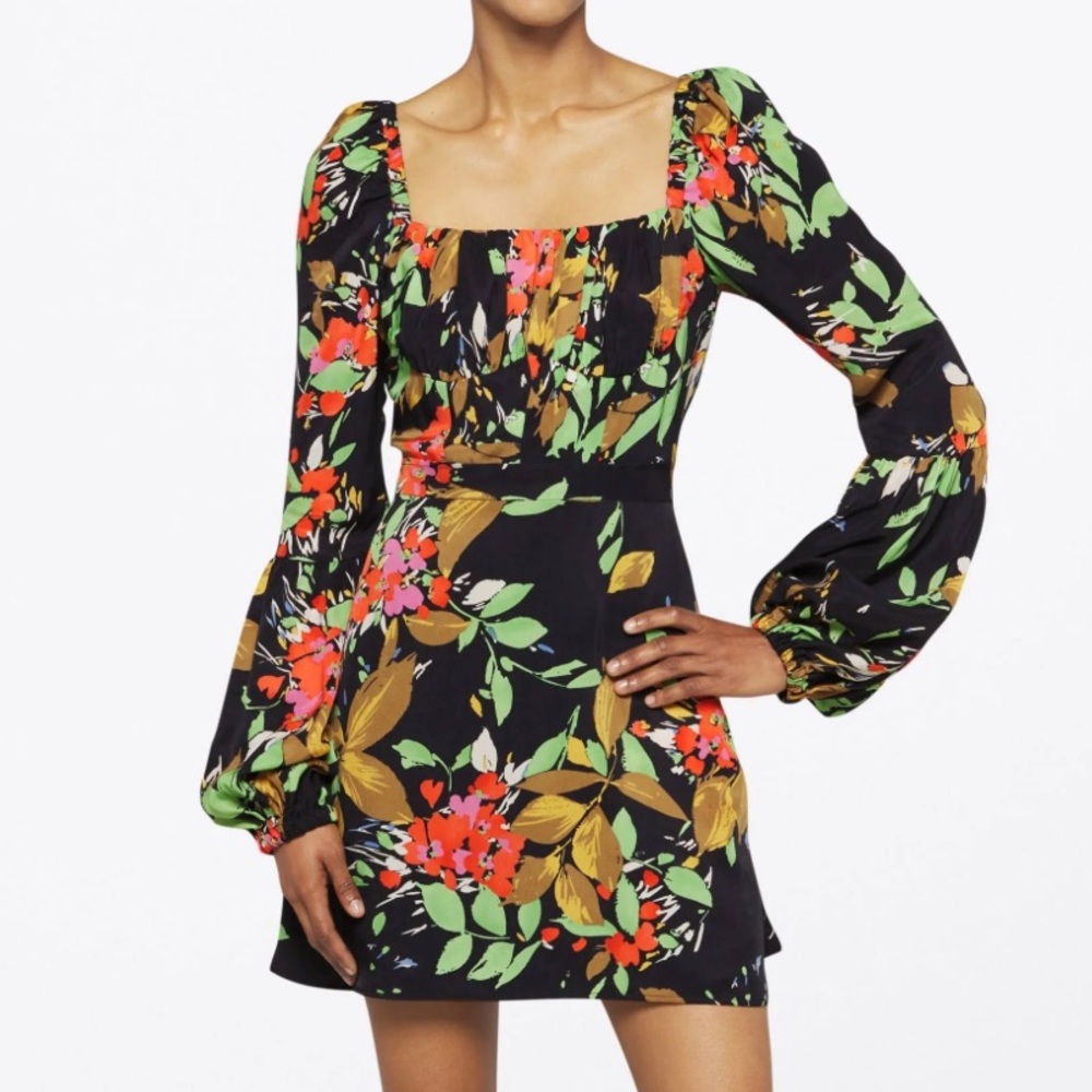 Autumn Adeigbo Catira Dress BCK Floral NWT Size 6